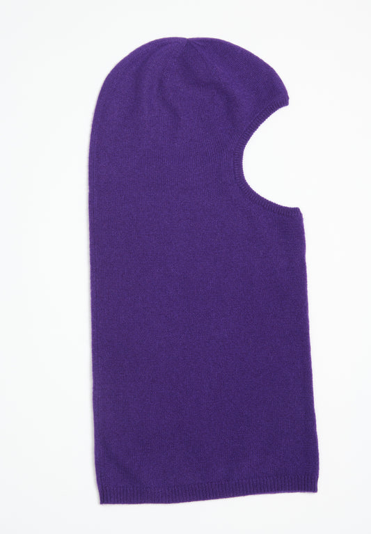 UNI 9 Purple cashmere balaclava
