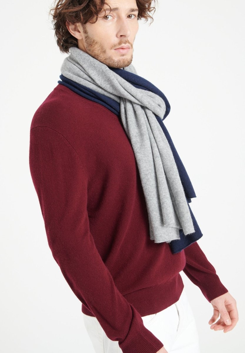 Echarpe en cachemire gris clair - Studio cashmere8