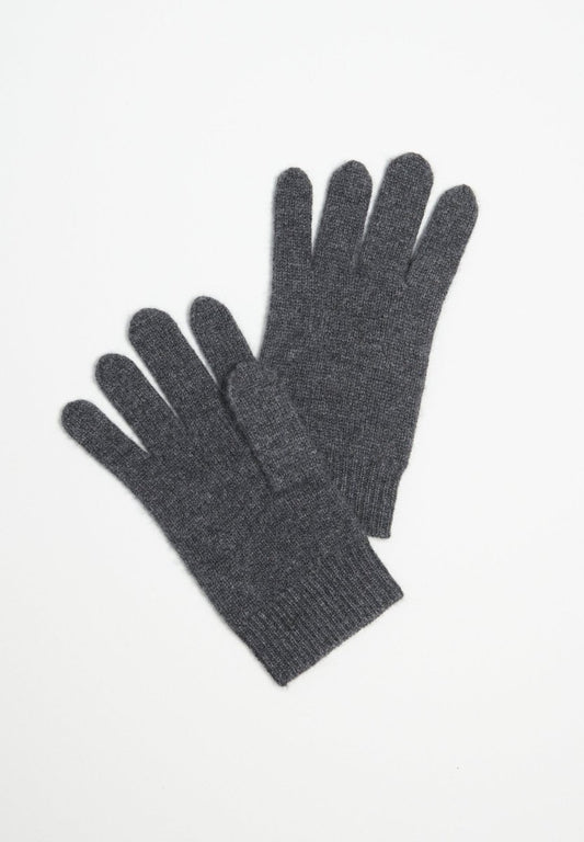 Gants en cachemire 4 fils gris anthracite - Studio cashmere8