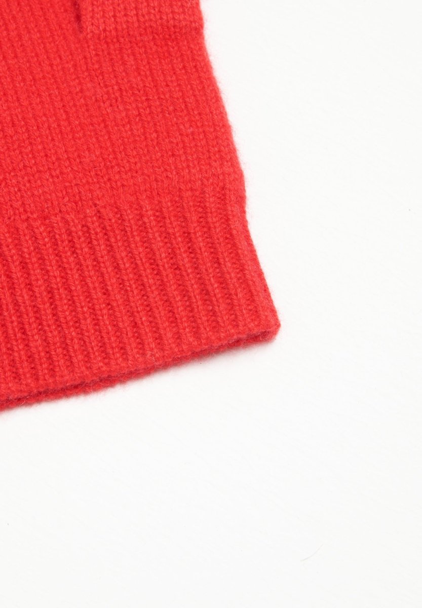 Gants en cachemire 4 fils rouge - Studio cashmere8