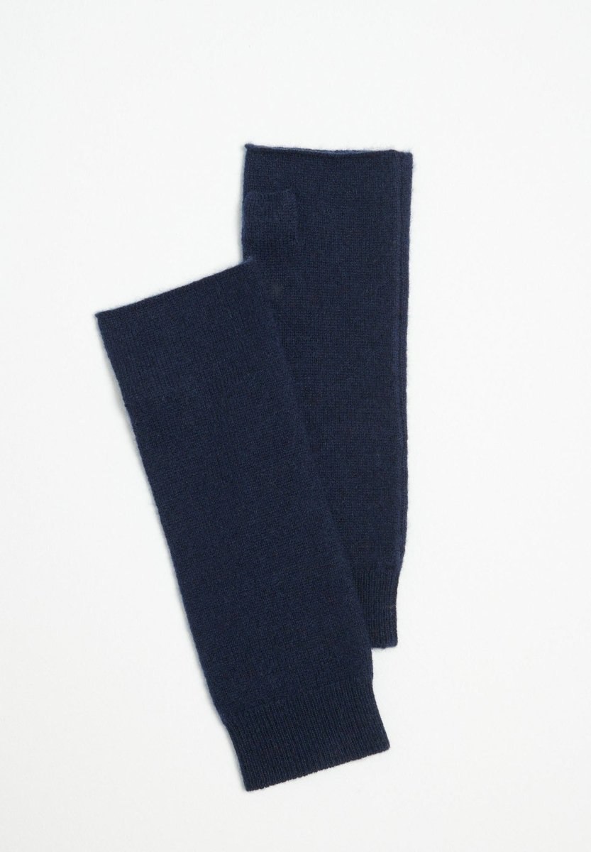 Mitaines en cachemire bleu marine - Studio cashmere8