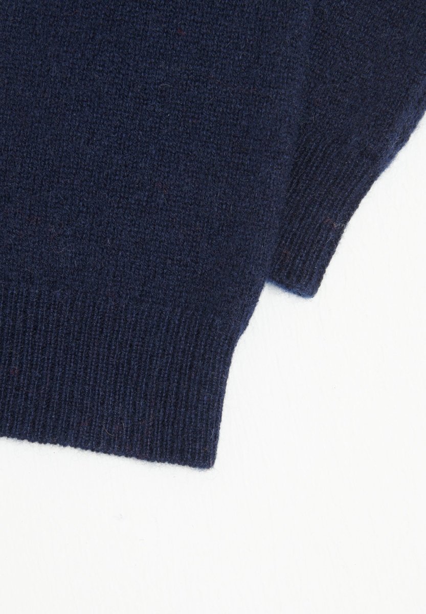 Mitaines en cachemire bleu marine - Studio cashmere8