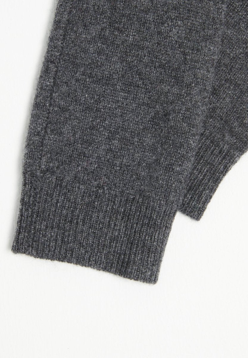 Mitaines en cachemire gris anthracite - Studio cashmere8